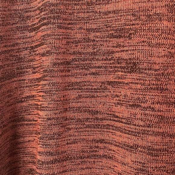 Old Navy thick jersey long sleeve dress Rust/black size M - Picture 2 of 2